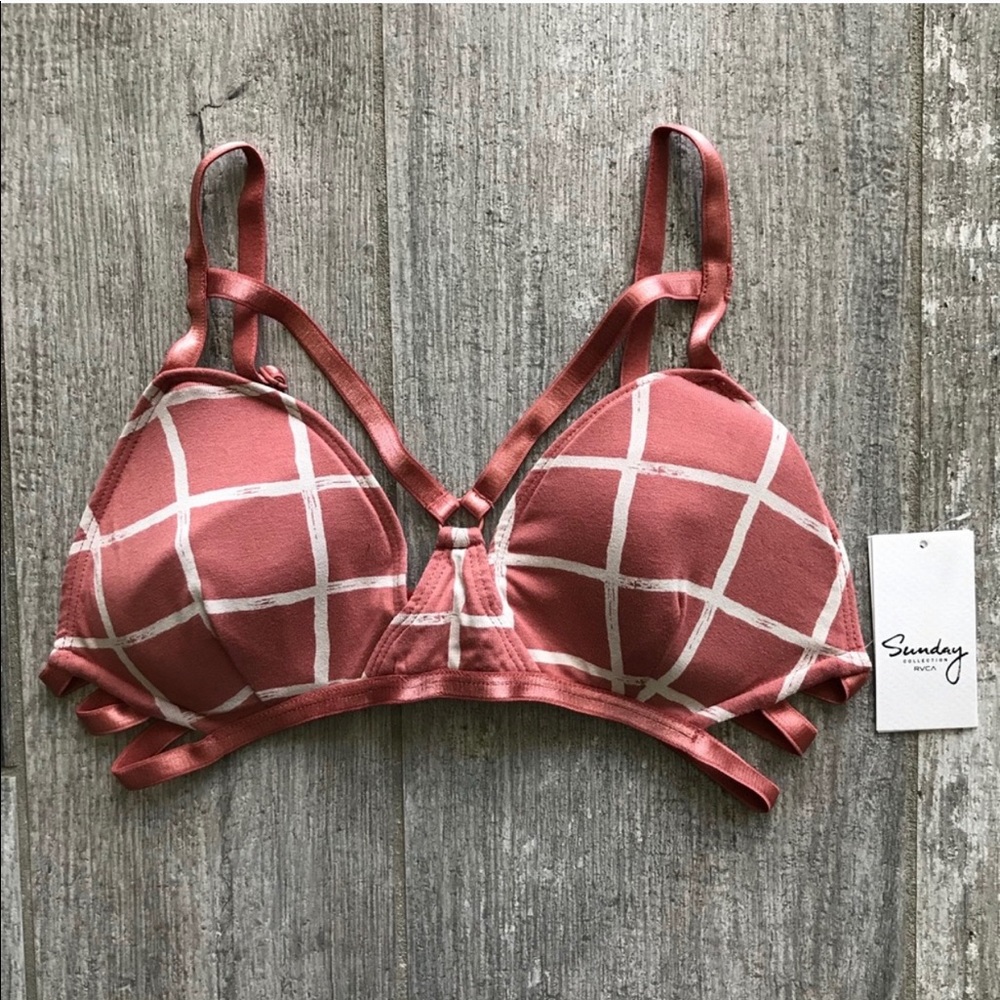 RVCA Sunday collection Linus bra! S NWT